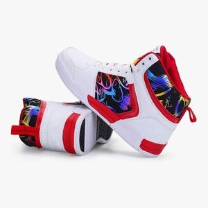 Colorful High-Top Kids Sneakers